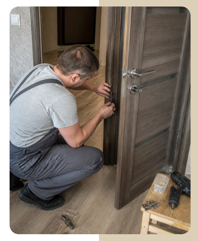 Замена дверных петель в Краснокаменске по цене от 2555 р. | ДвериЛегко-Ксн