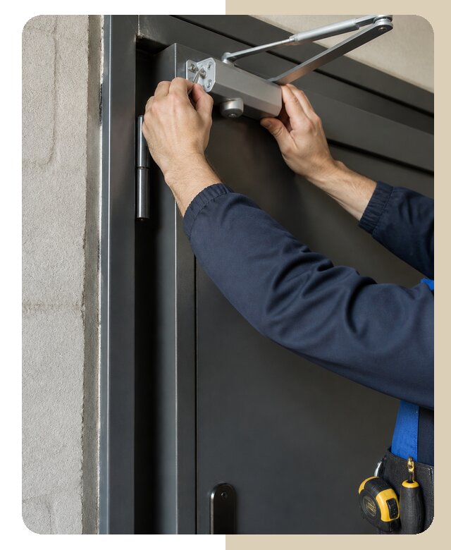 Замена дверного доводчика в Краснокаменске по цене от 3577 р. | ДвериЛегко-Ксн