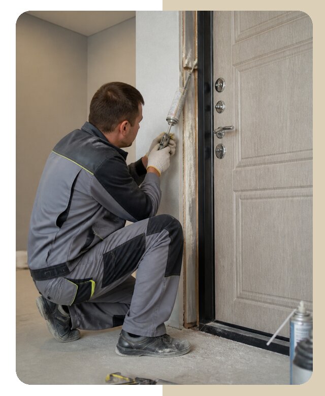 Герметизация дверного проема в Краснокаменске от 4599 р. | ДвериЛегко-Ксн